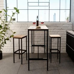 Offres ⭐ Table De Bar Fyrk Table De Bistro Lot De 2 Tabourets De Bar 120 Cm X 50 Cm Vicco 🎁 11 Offres ⭐ Table De Bar Fyrk Table De Bistro Lot De 2 Tabourets De Bar 120 Cm X 50 Cm Vicco 🎁 -Table haute Boutique 59119775 5