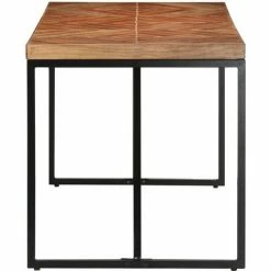 Bon marché 👏 INLIFE Table à Dîner 140x70x76 Cm Bois Massif D'acacia Et De Manguier 🔔 9 Bon marché 👏 INLIFE Table à Dîner 140x70x76 Cm Bois Massif D'acacia Et De Manguier 🔔 -Table haute Boutique 59171373 3