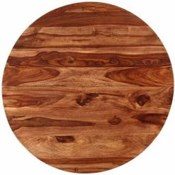 Sortie 🔥 INLIFE Table De Salle à Manger Bois Massif De Sesham 120 X 77 Cm - Brun ✨ 10 Sortie 🔥 INLIFE Table De Salle à Manger Bois Massif De Sesham 120 X 77 Cm - Brun ✨ -Table haute Boutique 59172503 4