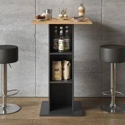 Top 10 ⭐ Table De Bar „Rodeo" Anthracite/Goldkraft Vicco 💯 -Table haute Boutique 59175138 5