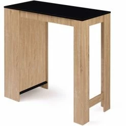 Meilleure affaire 😍 IDMARKET Table De Bar BARTH 2 à 4 Personnes Bois Imitation Hêtre Plateau Noir ❤️ 10 Meilleure affaire 😍 IDMARKET Table De Bar BARTH 2 à 4 Personnes Bois Imitation Hêtre Plateau Noir ❤️ -Table haute Boutique 59235072 4