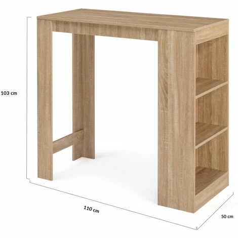 Acheter 💯 IDMARKET Table De Bar BARTH 2 à 4 Personnes Bois Imitation Hêtre 💯 7 Acheter 💯 IDMARKET Table De Bar BARTH 2 à 4 Personnes Bois Imitation Hêtre 💯 – Image 5