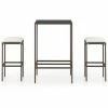 Meilleure affaire 🛒 Topdeal Meuble De Bar De Jardin 3 Pcs Et Coussins Résine Tressée Marron FF3064816_FR ⭐ 2 Meilleure affaire 🛒 Topdeal Meuble De Bar De Jardin 3 Pcs Et Coussins Résine Tressée Marron FF3064816_FR ⭐ -Table haute Boutique 59652693 1