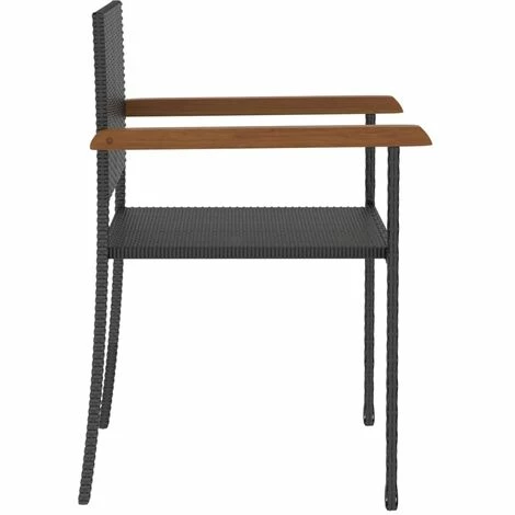 De gros 🎁 Topdeal Ensemble De Salle à Manger D'extérieur 7pcs Résine Tressée Noir FF3059367_FR 👍 7 De gros 🎁 Topdeal Ensemble De Salle à Manger D'extérieur 7pcs Résine Tressée Noir FF3059367_FR 👍 – Image 5