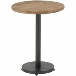 Meilleur prix 🔔 LES TENDANCES Table De Bar Rond Bois Massif Massimo L 48 Cm 🛒