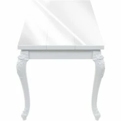 De gros ✨ INLIFE Table De Salle à Manger 179x89x81 Cm Blanc Brillant ⭐ -Table haute Boutique 59848321 4