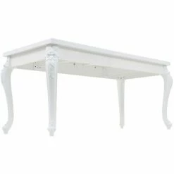 De gros ✨ INLIFE Table De Salle à Manger 179x89x81 Cm Blanc Brillant ⭐ -Table haute Boutique 59848321 5