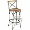 Grosses soldes 💯 NOVA Tabourets De Bar En Bois Massif De Récupération Recyclée Multicolore 🌟 -Table haute Boutique 59995337 1