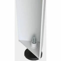 Coupon 🔔 Table Mange Debout Lunds 80X140x110cm Blanc-Vieilli. Box Furniture - Blanc 🛒 -Table haute Boutique 60283826 4