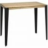 Meilleur prix 🎁 Table Mange Debout Lunds 60X100x110cm Noir-Vieilli. Box Furniture - Noir 🌟 -Table haute Boutique 60283864 1
