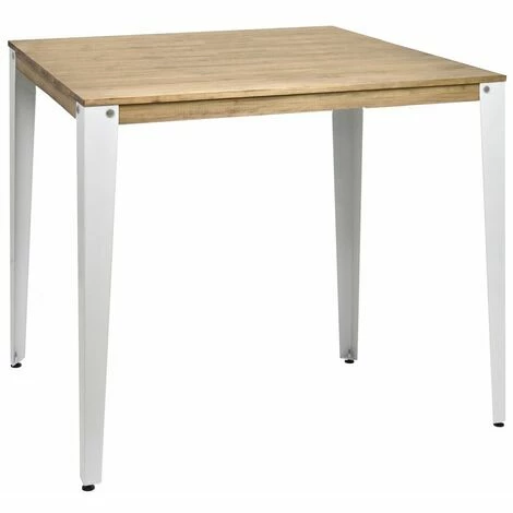 Acheter 🛒 Table Mange Debout Lunds 80X120x110cm Blanc-Vieilli. Box Furniture - Blanc 🥰 3 Acheter 🛒 Table Mange Debout Lunds 80X120x110cm Blanc-Vieilli. Box Furniture - Blanc 🥰