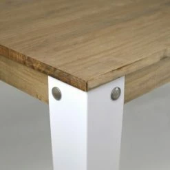 Grosses soldes 🌟 Table Mange Debout Lunds 59x59x110cm Blanc-Vieilli. Box Furniture - Blanc 👍 -Table haute Boutique 60283886 3