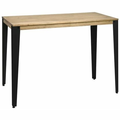 Grosses soldes 🧨 Table Mange Debout Lunds 60X140x110cm Noir-Vieilli. Box Furniture - Noir 🛒 3 Grosses soldes 🧨 Table Mange Debout Lunds 60X140x110cm Noir-Vieilli. Box Furniture - Noir 🛒