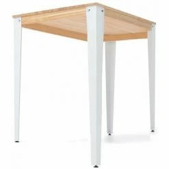 Coupon 🌟 Table Mange Debout Lunds 80X160x110cm Blanc-Naturel. Box Furniture - Blanc 🤩 8 Coupon 🌟 Table Mange Debout Lunds 80X160x110cm Blanc-Naturel. Box Furniture - Blanc 🤩 -Table haute Boutique 60283892 3