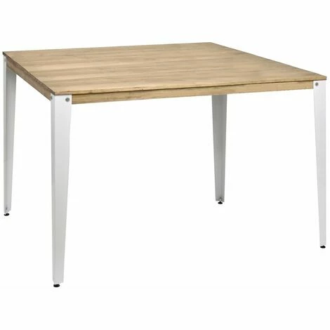 Meilleure vente 🥰 Table Mange Debout Lunds 80X160x110cm Blanc-Vieilli. Box Furniture - Blanc ⭐ 3 Meilleure vente 🥰 Table Mange Debout Lunds 80X160x110cm Blanc-Vieilli. Box Furniture - Blanc ⭐