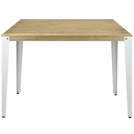 Meilleure vente 🥰 Table Mange Debout Lunds 80X160x110cm Blanc-Vieilli. Box Furniture - Blanc ⭐ 4 Meilleure vente 🥰 Table Mange Debout Lunds 80X160x110cm Blanc-Vieilli. Box Furniture - Blanc ⭐ – Image 2