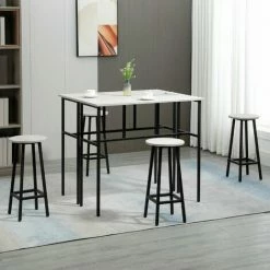 Les meilleures critiques de ✔️ HOMCOM Ensemble Table De Bar Style Industriel 6 Pièces - 2 Tables, 4 Tabourets - Acier Noir Panneaux Particules Aspect Bois Gris - Gris ⭐ 8 Les meilleures critiques de ✔️ HOMCOM Ensemble Table De Bar Style Industriel 6 Pièces - 2 Tables, 4 Tabourets - Acier Noir Panneaux Particules Aspect Bois Gris - Gris ⭐ -Table haute Boutique 60352090 2
