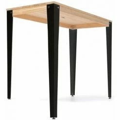 Bon marché 🌟 Table Mange Debout Lunds 60X140x110cm Noir-Naturel. Box Furniture - Noir 🤩 9 Bon marché 🌟 Table Mange Debout Lunds 60X140x110cm Noir-Naturel. Box Furniture - Noir 🤩 -Table haute Boutique 60359761 3