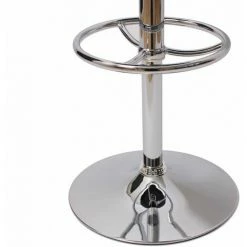 Offres 😀 DéCOSHOP26 Table De Bar Bistrot Réglable En Hauteur Ø60cm Rouge - Rougeed ✨ -Table haute Boutique 60638826 4