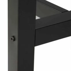 Vente flash ✨ NOVA Table Haute Moderne De La Structure En Métal De Bar Et Du Bois Différentes Couleurs Couleur : Noir Et Hêtre 😉 -Table haute Boutique 60807293 2