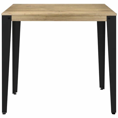 Meilleure vente 😍 Table Mange Debout Lunds 60X120x110cm Noir-Vieilli. Box Furniture - Noir 🤩 4 Meilleure vente 😍 Table Mange Debout Lunds 60X120x110cm Noir-Vieilli. Box Furniture - Noir 🤩 – Image 2