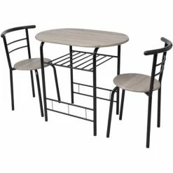Top 10 🔥 NOVA Table De Salle à Manger Et 2 Tabourets Pour Petit Déjeuner En Bois Et En Chêne En Métal Ensemble De Meuble Pour Salle à Manger MDF 🛒 8 Top 10 🔥 NOVA Table De Salle à Manger Et 2 Tabourets Pour Petit Déjeuner En Bois Et En Chêne En Métal Ensemble De Meuble Pour Salle à Manger MDF 🛒 -Table haute Boutique 60816621 2