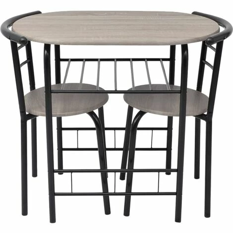 Top 10 🔥 NOVA Table De Salle à Manger Et 2 Tabourets Pour Petit Déjeuner En Bois Et En Chêne En Métal Ensemble De Meuble Pour Salle à Manger MDF 🛒 5 Top 10 🔥 NOVA Table De Salle à Manger Et 2 Tabourets Pour Petit Déjeuner En Bois Et En Chêne En Métal Ensemble De Meuble Pour Salle à Manger MDF 🛒 – Image 3
