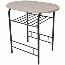 Top 10 🔥 NOVA Table De Salle à Manger Et 2 Tabourets Pour Petit Déjeuner En Bois Et En Chêne En Métal Ensemble De Meuble Pour Salle à Manger MDF 🛒 10 Top 10 🔥 NOVA Table De Salle à Manger Et 2 Tabourets Pour Petit Déjeuner En Bois Et En Chêne En Métal Ensemble De Meuble Pour Salle à Manger MDF 🛒 -Table haute Boutique 60816621 4