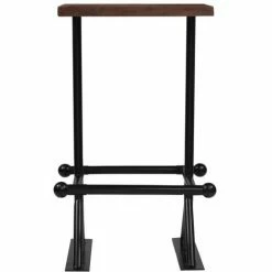 Budget 🎉 SUPERMARKET Mobilier De Bar Bois De Récupération Massif 3 Pcs 🧨 -Table haute Boutique 61303943 3