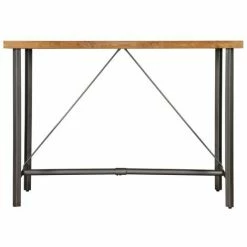 Meilleure vente ⭐ SUPERMARKET Table De Bar Teck Recyclé Massif 150 X 70 X 106 Cm 🌟 -Table haute Boutique 61303972 4