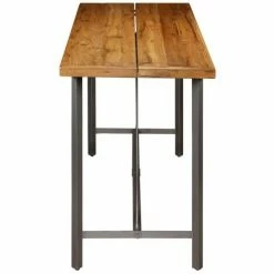 Meilleure vente ⭐ SUPERMARKET Table De Bar Teck Recyclé Massif 150 X 70 X 106 Cm 🌟 -Table haute Boutique 61303972 5