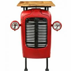 Offres 🤩 SUPERMARKET Table De Bar Bois De Manguier Massif Rouge Tracteur 60x150x107 Cm 🎁 11 Offres 🤩 SUPERMARKET Table De Bar Bois De Manguier Massif Rouge Tracteur 60x150x107 Cm 🎁 -Table haute Boutique 61304002 5