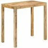 Coupon ⌛ SUPERMARKET Table De Bar 112x60x108 Cm Bois De Manguier Brut ✔️ -Table haute Boutique 61305278 1