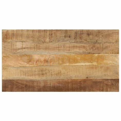 Coupon ⌛ SUPERMARKET Table De Bar 112x60x108 Cm Bois De Manguier Brut ✔️ 4 Coupon ⌛ SUPERMARKET Table De Bar 112x60x108 Cm Bois De Manguier Brut ✔️ – Image 2