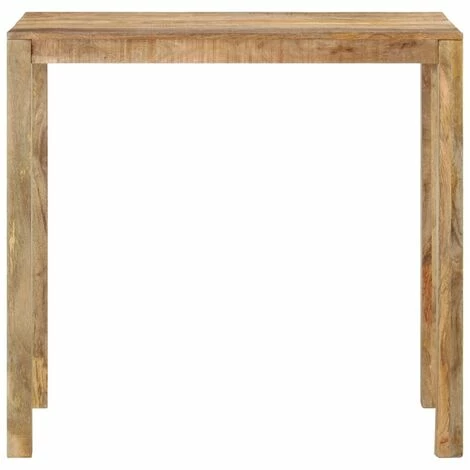 Coupon ⌛ SUPERMARKET Table De Bar 112x60x108 Cm Bois De Manguier Brut ✔️ 5 Coupon ⌛ SUPERMARKET Table De Bar 112x60x108 Cm Bois De Manguier Brut ✔️ – Image 3