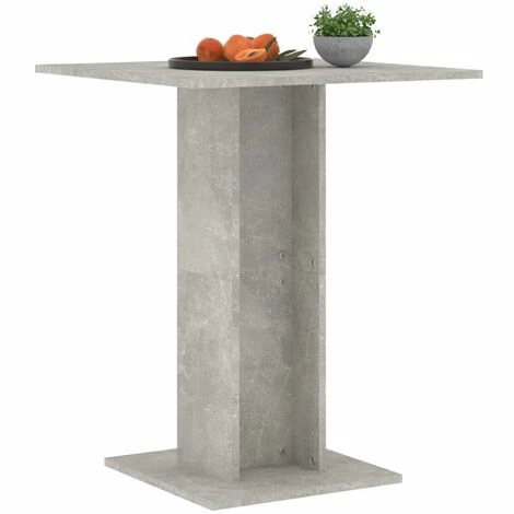 Grosses soldes 🔔 SUPERMARKET Table De Bistro 60x60x75 Cm Aggloméré Gris Béton ⌛ 5 Grosses soldes 🔔 SUPERMARKET Table De Bistro 60x60x75 Cm Aggloméré Gris Béton ⌛ – Image 3