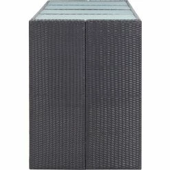 Tout neuf ✨ FIMEI Ensemble De Bar D'extérieur 9 Pcs Résine Tressée Noir 😍 -Table haute Boutique 61379999 4