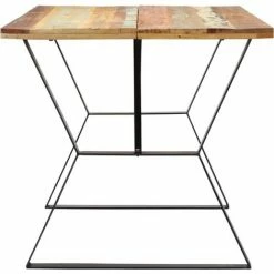 Acheter 🥰 FIMEI Table De Salle à Manger 140x80x76cm Bois De Récupération Massif 😉 -Table haute Boutique 61381451 3