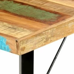 Les meilleures critiques de 🎁 FIMEI Table De Bar 180x70x107 Cm Bois De Récupération Solide 🧨 -Table haute Boutique 61383634 5