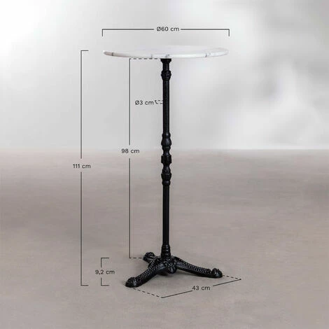 Bon marché 🔥 Table Haute De Bar En Marbre Lupin Slim Design SKLUM Marbre NOIR - NOIR Vert 🥰 7 Bon marché 🔥 Table Haute De Bar En Marbre Lupin Slim Design SKLUM Marbre NOIR - NOIR Vert 🥰 – Image 5