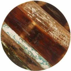 Promo 🤩 TRUE DEAL Table De Bistro Carrée Ø60x110 Cm Bois De Récupération Massif 💯 -Table haute Boutique 61819759 4