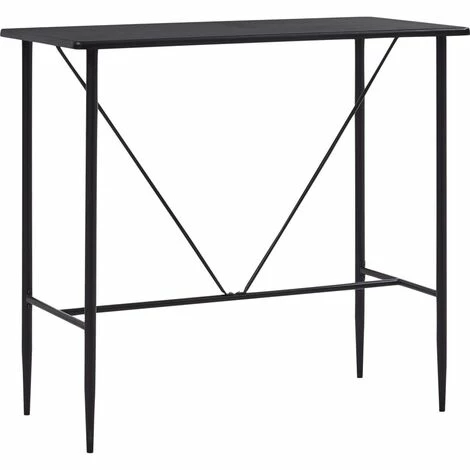 Bon marché ⌛ NOVA Bar De Table Ensemble Avec Des Tabourets Avec Des Pas En Plastique Différentes Couleurs Ensemble De Bar 5 Pcs Plastique Noir 😀 3 Bon marché ⌛ NOVA Bar De Table Ensemble Avec Des Tabourets Avec Des Pas En Plastique Différentes Couleurs Ensemble De Bar 5 Pcs Plastique Noir 😀