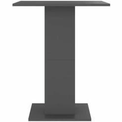 Meilleur prix 😉 SUPERMARKET Table De Bistro Gris 60x60x75 Cm Aggloméré 😉 -Table haute Boutique 63649748 5