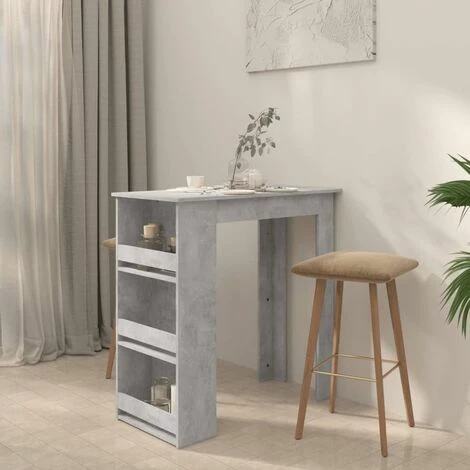Les meilleures critiques de ✔️ SUPERMARKET Table De Bar à étagère De Rangement Gris Béton 102x50x103,5 Cm 🌟 5 Les meilleures critiques de ✔️ SUPERMARKET Table De Bar à étagère De Rangement Gris Béton 102x50x103,5 Cm 🌟 – Image 3