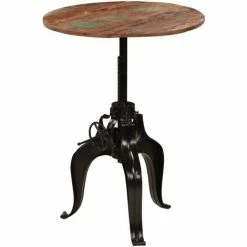 De gros 👏 SUPERMARKET Table De Bar Bois De Récupération Massif 75 X (76-110) Cm 🔔 -Table haute Boutique 63652146 4