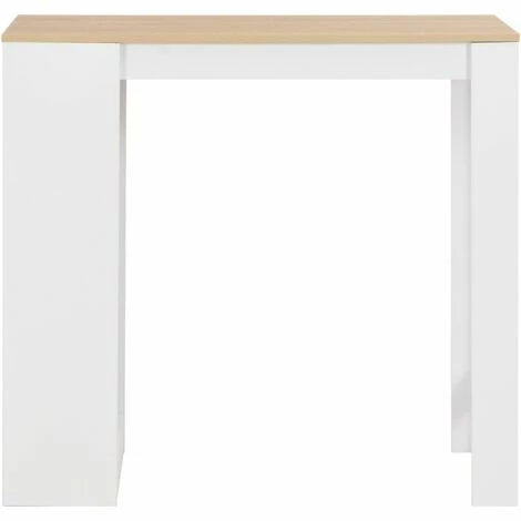Grosses soldes 🛒 SUPERMARKET Table De Bar Avec étagère Blanc 110x50x103 Cm SUHB-280215 ⭐ 4 Grosses soldes 🛒 SUPERMARKET Table De Bar Avec étagère Blanc 110x50x103 Cm SUHB-280215 ⭐ – Image 2