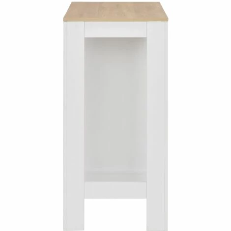 Grosses soldes 🛒 SUPERMARKET Table De Bar Avec étagère Blanc 110x50x103 Cm SUHB-280215 ⭐ 6 Grosses soldes 🛒 SUPERMARKET Table De Bar Avec étagère Blanc 110x50x103 Cm SUHB-280215 ⭐ – Image 4