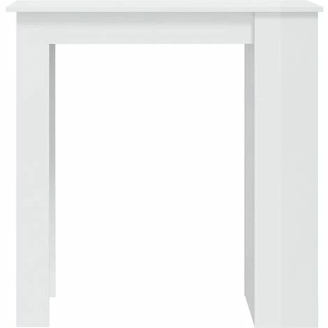 De gros 🔥 SUPERMARKET Table De Bar étagère De Rangement Blanc Brillant 102x50x103,5cm 🎁 7 De gros 🔥 SUPERMARKET Table De Bar étagère De Rangement Blanc Brillant 102x50x103,5cm 🎁 – Image 5