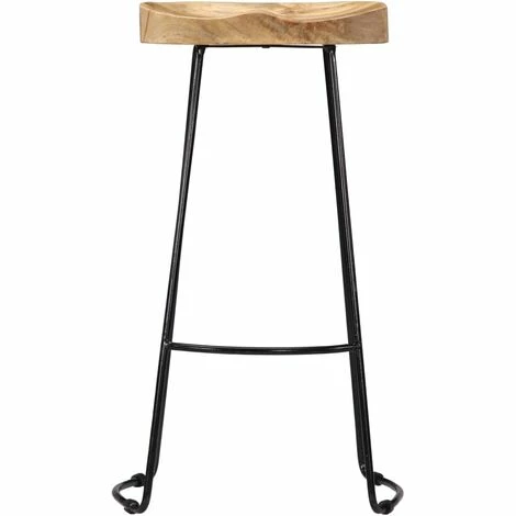 Nouveau ⌛ SUPERMARKET Tabourets De Bar Gavin 2 Pcs Bois De Manguier Massif SUHB-247838 ❤️ 5 Nouveau ⌛ SUPERMARKET Tabourets De Bar Gavin 2 Pcs Bois De Manguier Massif SUHB-247838 ❤️ – Image 3