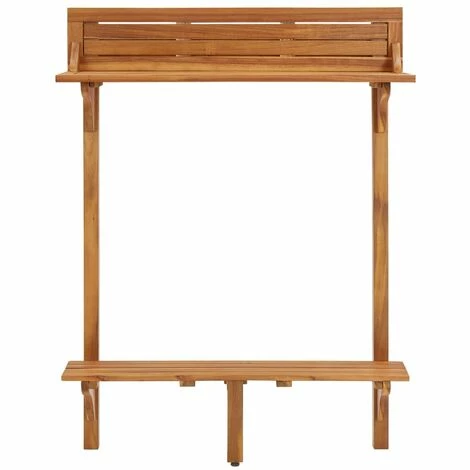 Meilleur prix 😉 SUPERMARKET Table De Bar De Balcon 90x37x122,5 Cm Bois D'acacia Massif 😉 5 Meilleur prix 😉 SUPERMARKET Table De Bar De Balcon 90x37x122,5 Cm Bois D'acacia Massif 😉 – Image 3